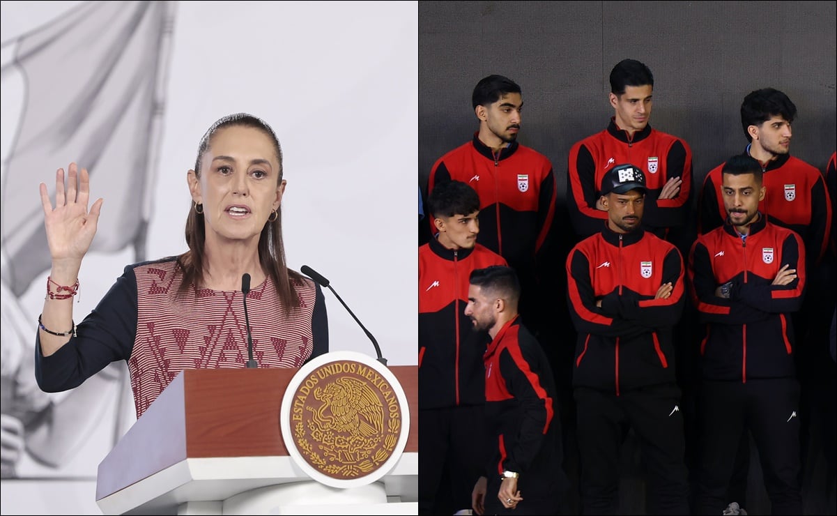 Irán se hospedará en México durante el Mundial 2026, confirma presidenta