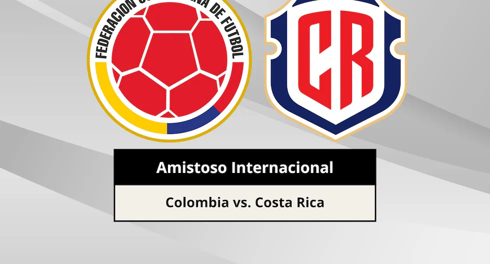 Colombia vs Costa Rica: hora, canal y detalles del amistoso mundialista