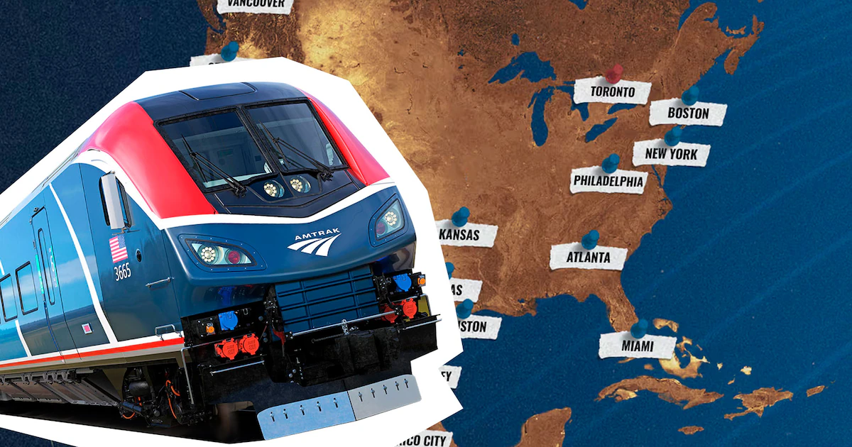 Cómo viajar entre sedes del Mundial 2026 en EE.UU. usando Amtrak