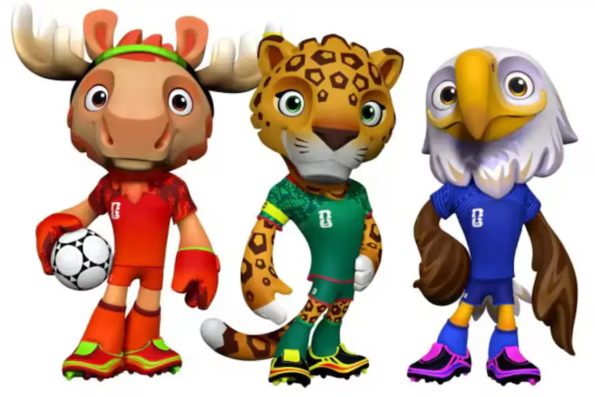 Conocé a Maple, Zayu y Clutch: las mascotas del Mundial 2026