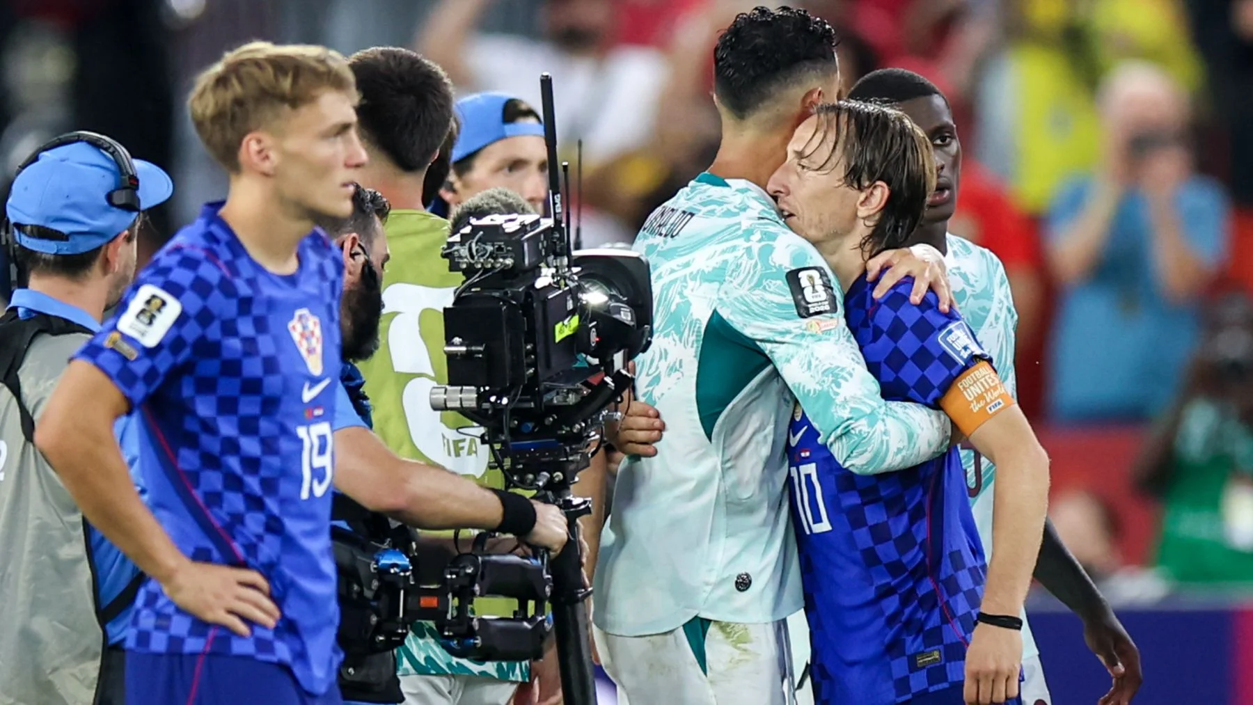 Cristiano y Modric: el abrazo legendario que marca historia en el Mundial