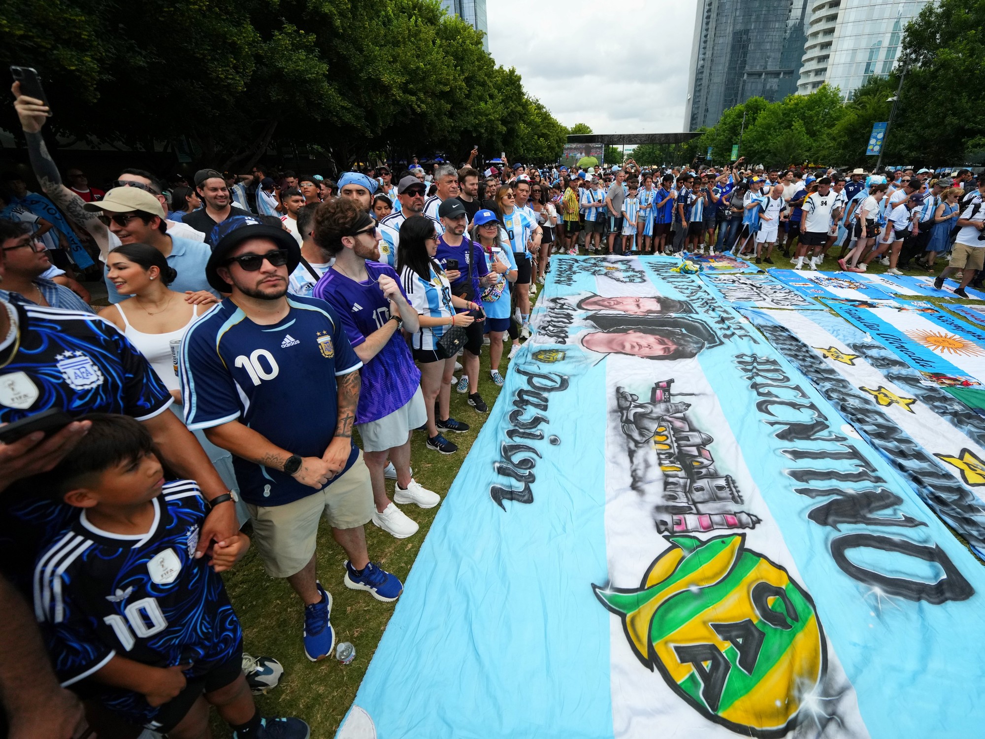 Dallas ardió de celeste y blanco: masiva celebración argentina en el Mundial 2026