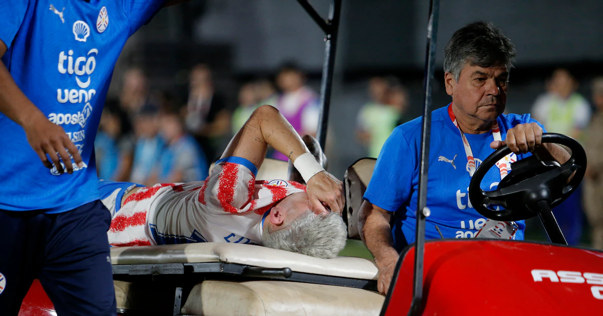 Enciso se lesiona en goleada: preocupación en Paraguay a 7 días del debut