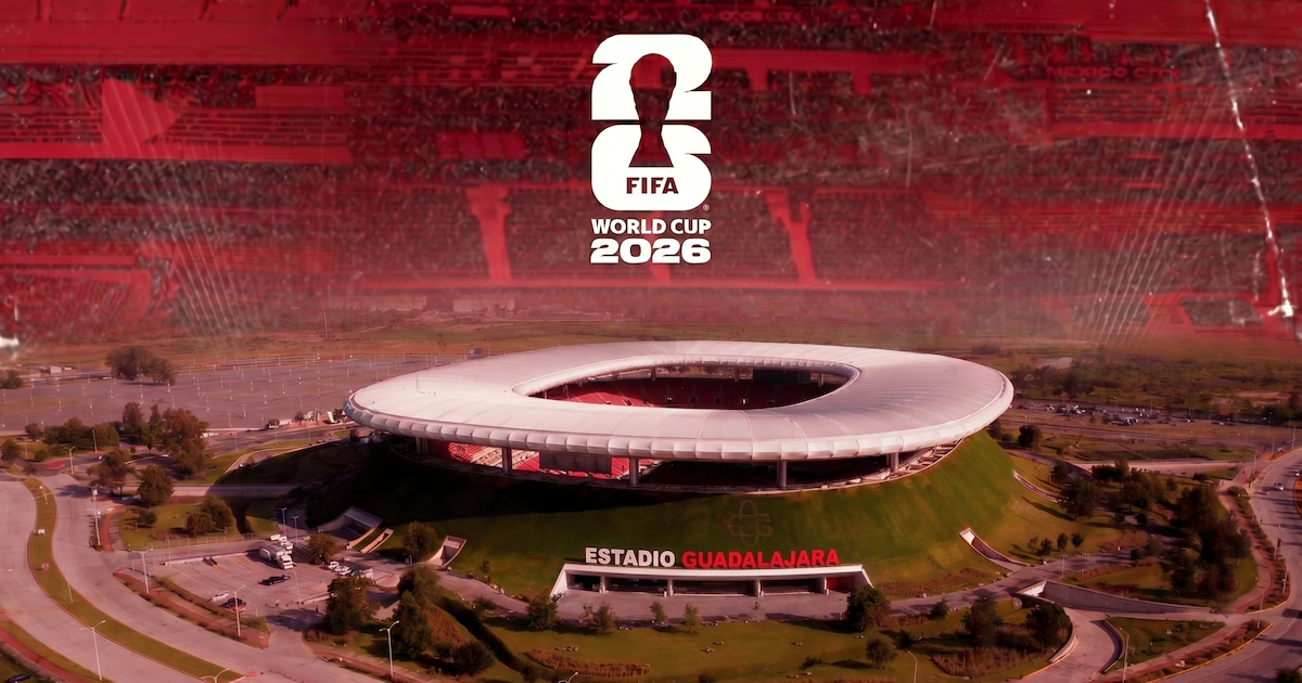 Estadio Guadalajara luce nueva identidad oficial FIFA para el Mundial 2026