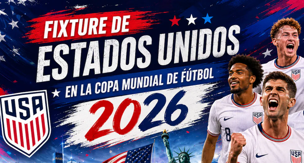 Estados Unidos: fixture completo para el Mundial 2026