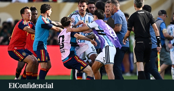 Gavi opina sobre la tangana de la final: «El fútbol tiene esa parte violenta»