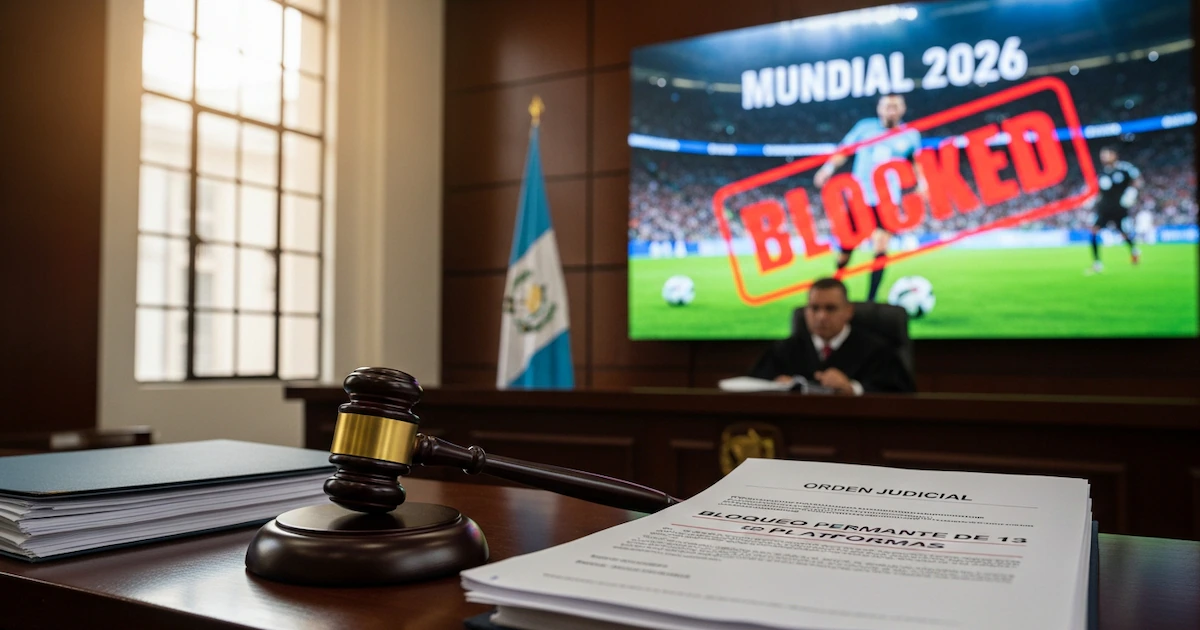 Justicia ordena bloquear sitios que transmiten ilegalmente el Mundial 2026