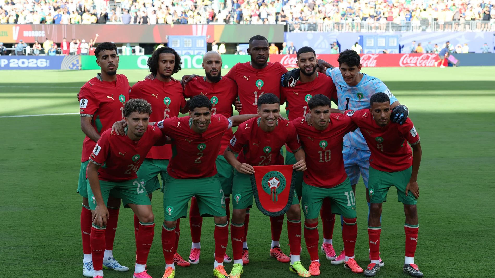 Marruecos hace historia: alinea 11 jugadores nacidos fuera