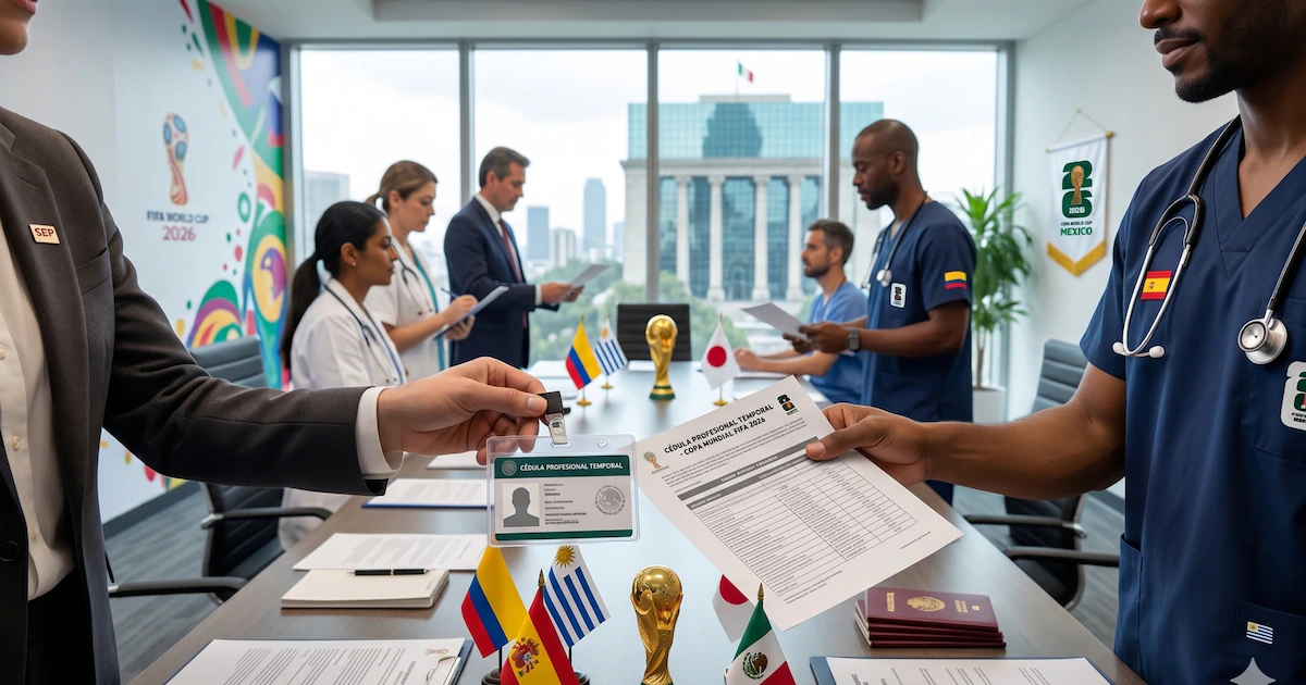 México expedita licencias temporales para médicos de selecciones en el Mundial 2026