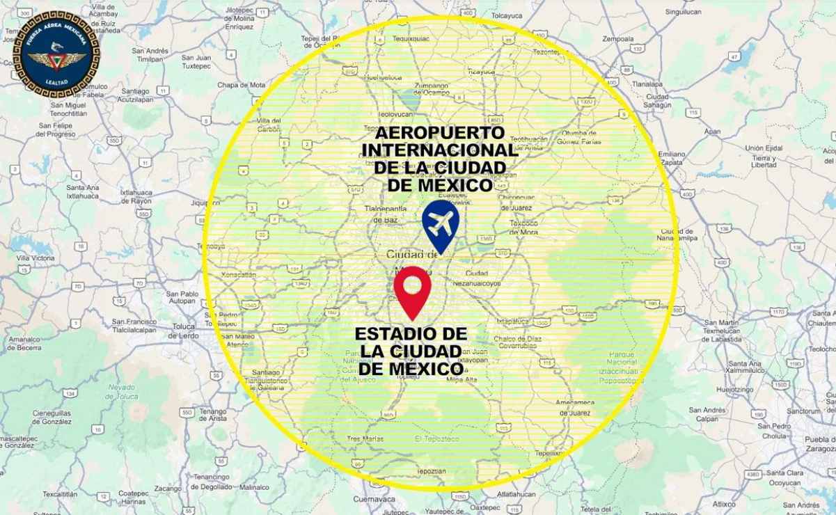 México refuerza seguridad aérea para el Mundial 2026 en la ceremonia inaugural