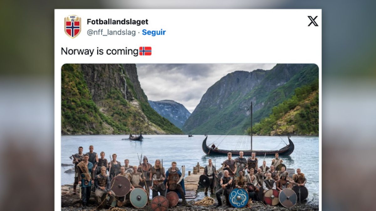 Noruega impacta con sesión de fotos vikinga rumbo al Mundial 2026
