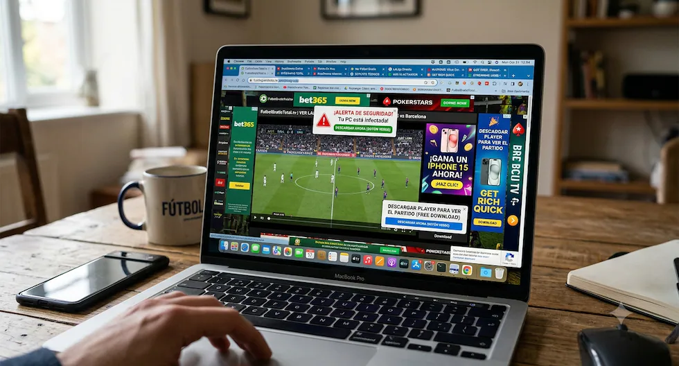 Riesgos de ver el Mundial 2026 en plataformas ilegales de streaming