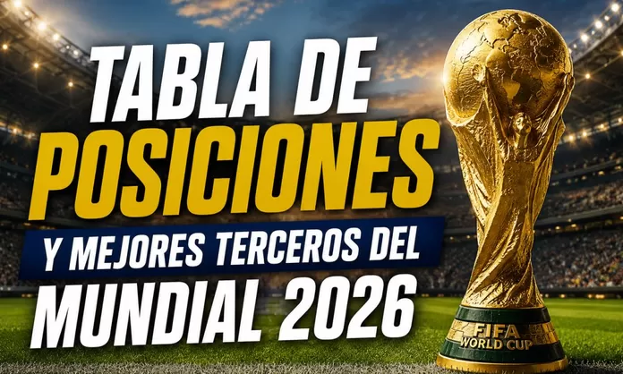 Tabla de posiciones del Mundial 2026: partidos y resultados en vivo