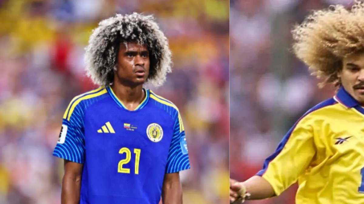 Tahith Chong rinde homenaje a Carlos Valderrama en el Mundial 2026