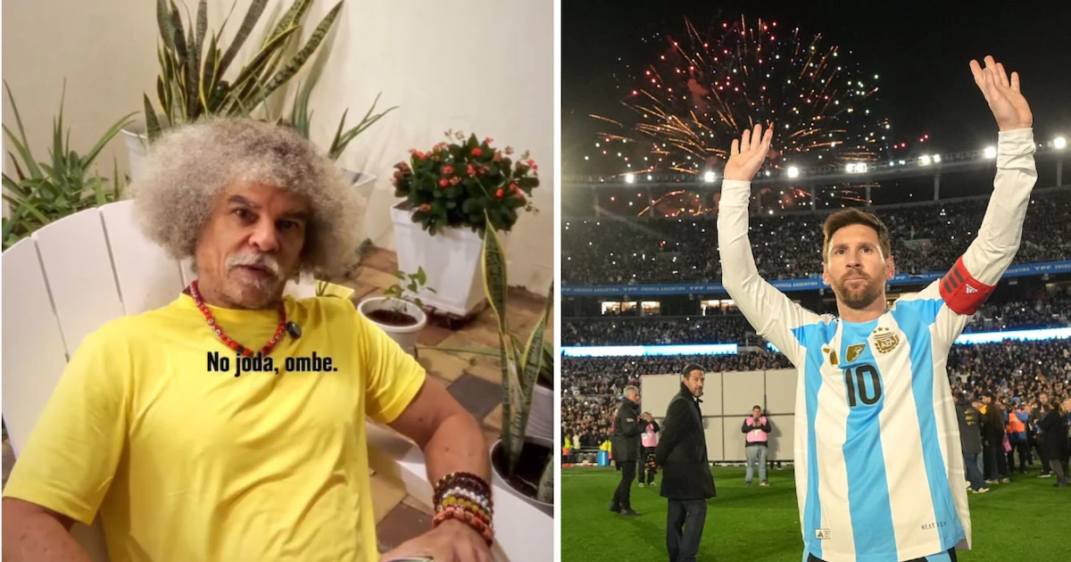 Valderrama elogia a Messi antes de la final del Mundial 2026